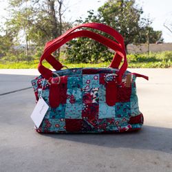 Donna Sharp Quilted Patchwork Tote Bag