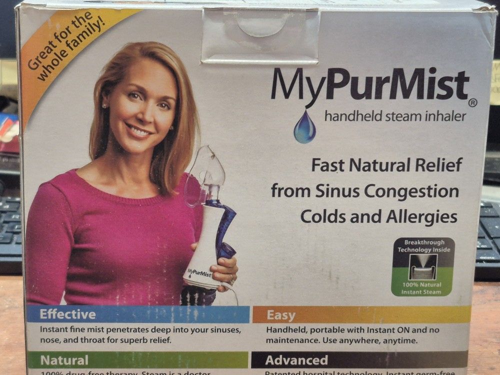 Personal Hand Held Steam Inhaler