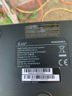 ILuv Bluetooth speaker works fine
