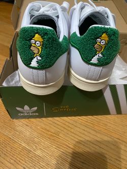 ADIDAS STAN SMITH X HOMER SIMPSON MEN (WHITE / GREEN / CREAM WHITE)