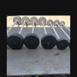 Barbells  80lb 90lb And 110lb