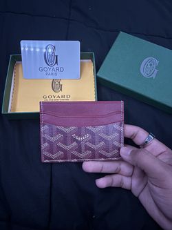 Go Yard cardholder Burgandy