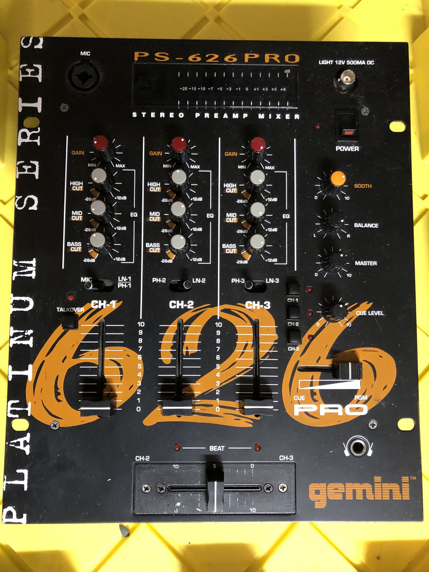 Dj Mixer Gemini PS 626 Pro