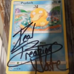 Breaking Nate Signed Pokemon Cards 