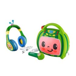 Cocomelon Sing-Along MP3 Player with Volume Limiting Kids Headphones NEW in Box