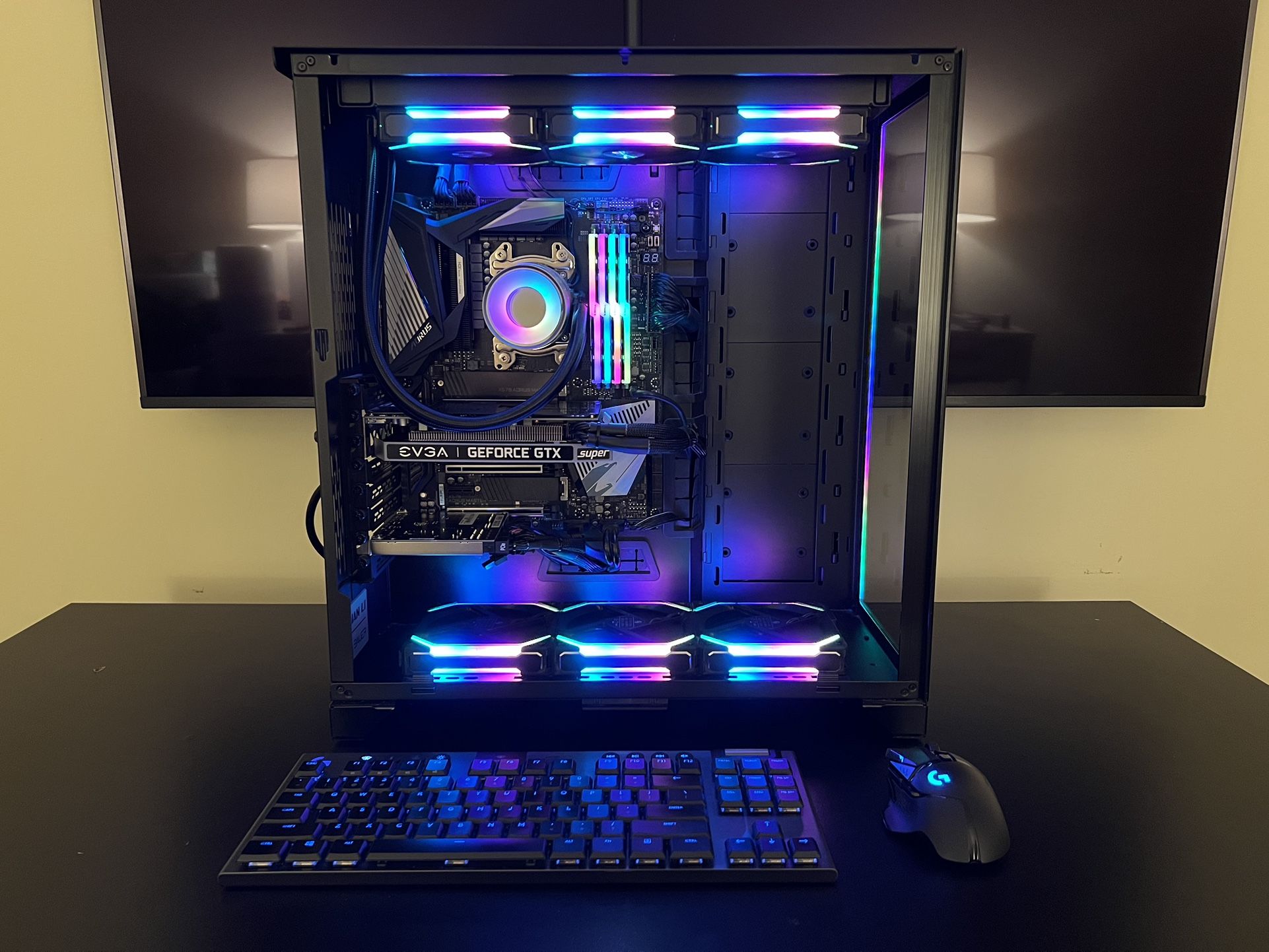 AMD Ryzen 9 5900X 12-Core, 24-Thread | 64 GB DDR4-3600 │ 4 TB NVMe │ GTX 1650 SUPER │ Gigabyte X570 AORUS Master | Lian Li O11 Dynamic XL | PC