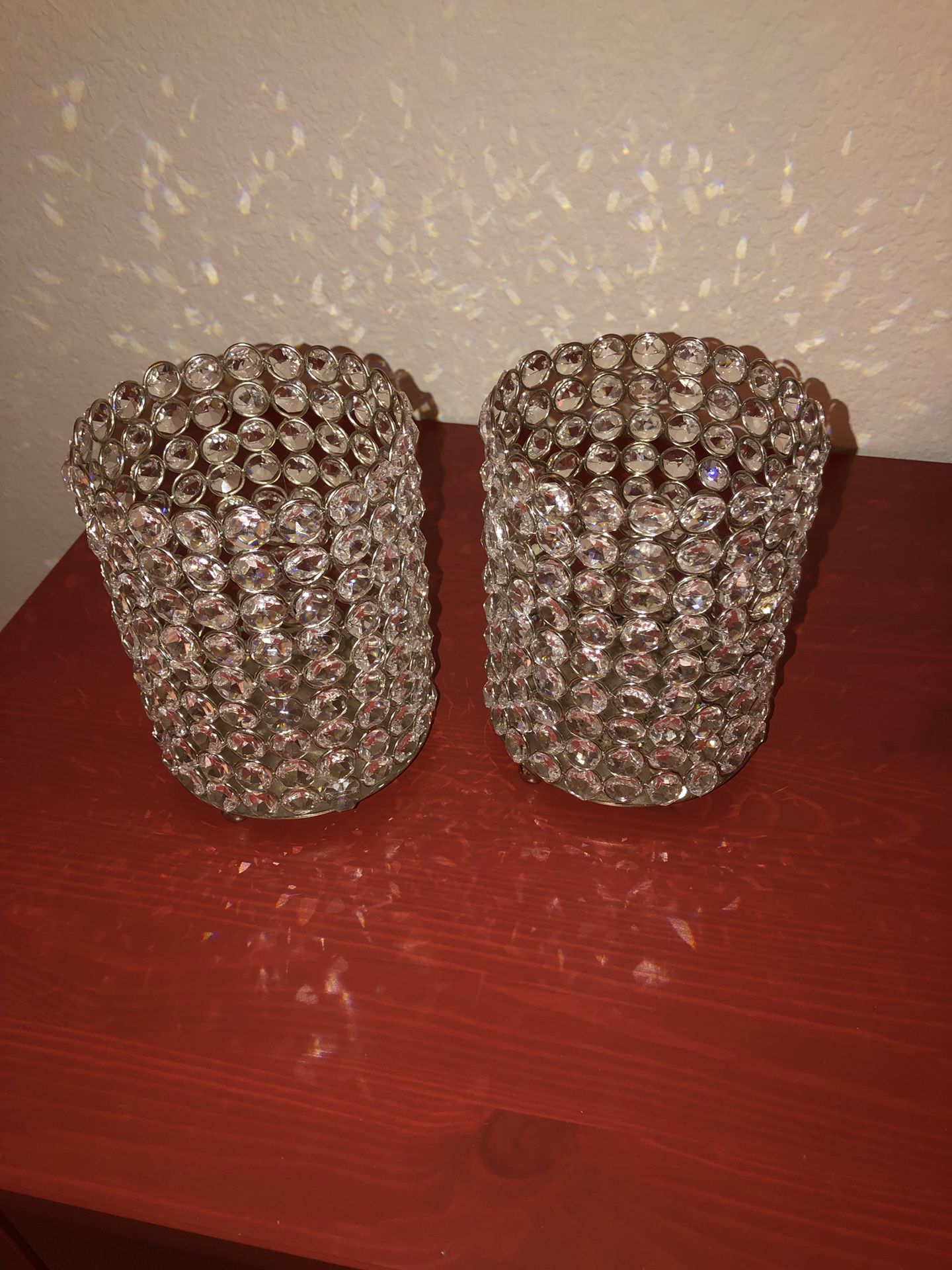 Crystal vase, light, or candle holder
