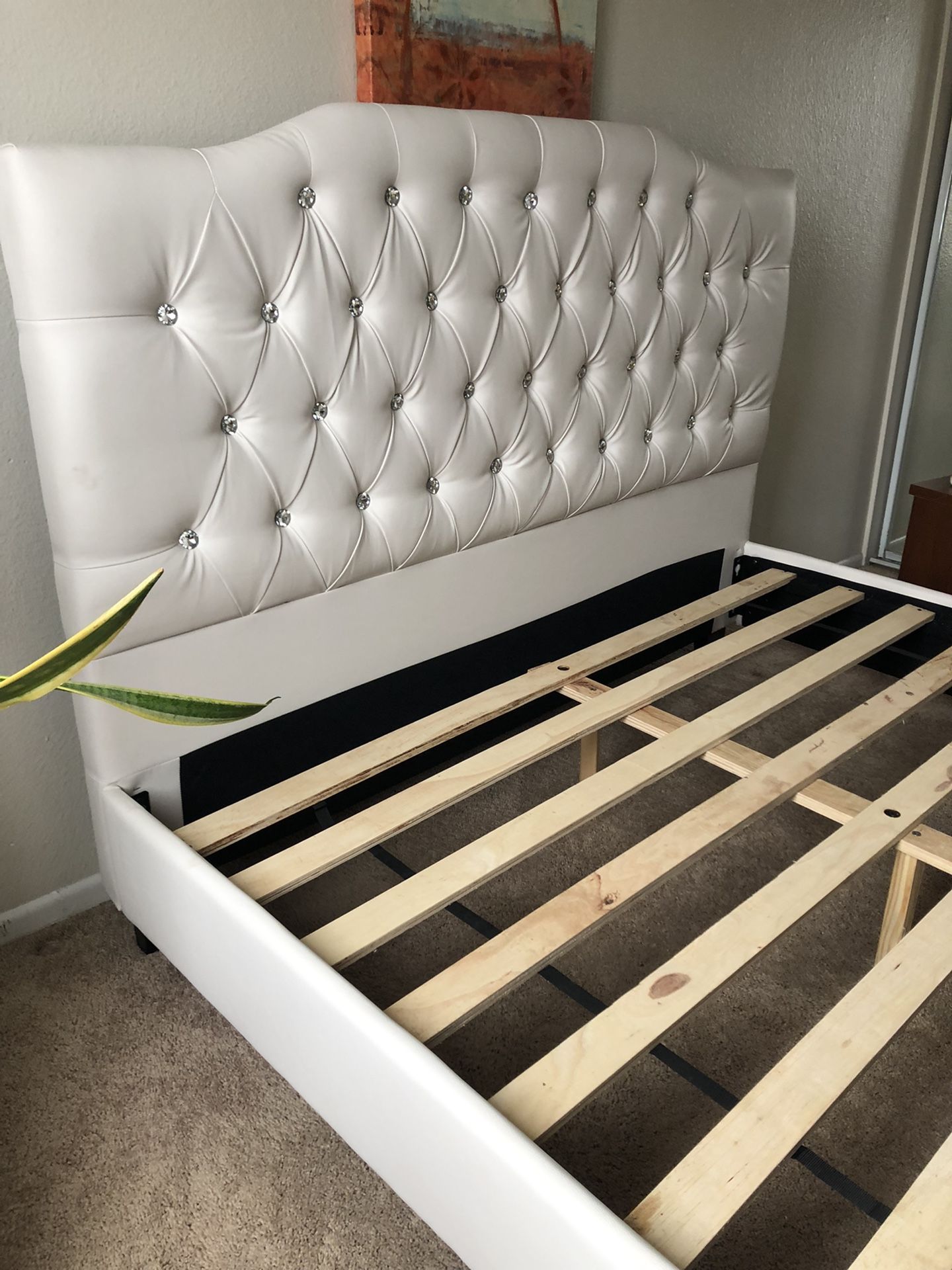 BRAND NEW QUEEN BED FOR ONLY $300 MATTRESS INCLUDED ? $20 DELIVERY ?NO SET UP? • We do not assemble • Brand new in box • Hardware & instructions i