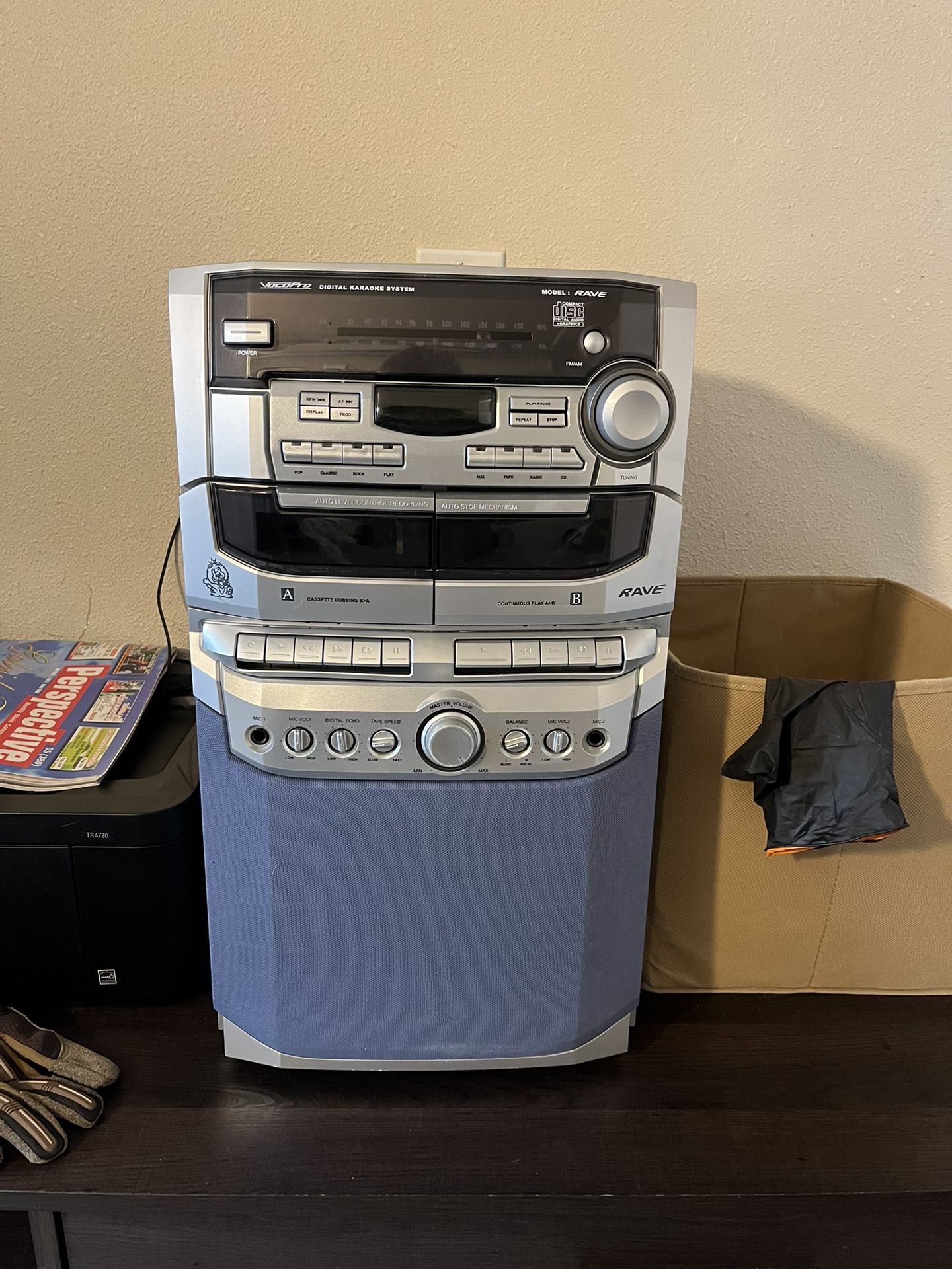 Vocopro RAVE Home Karaoke System See Description