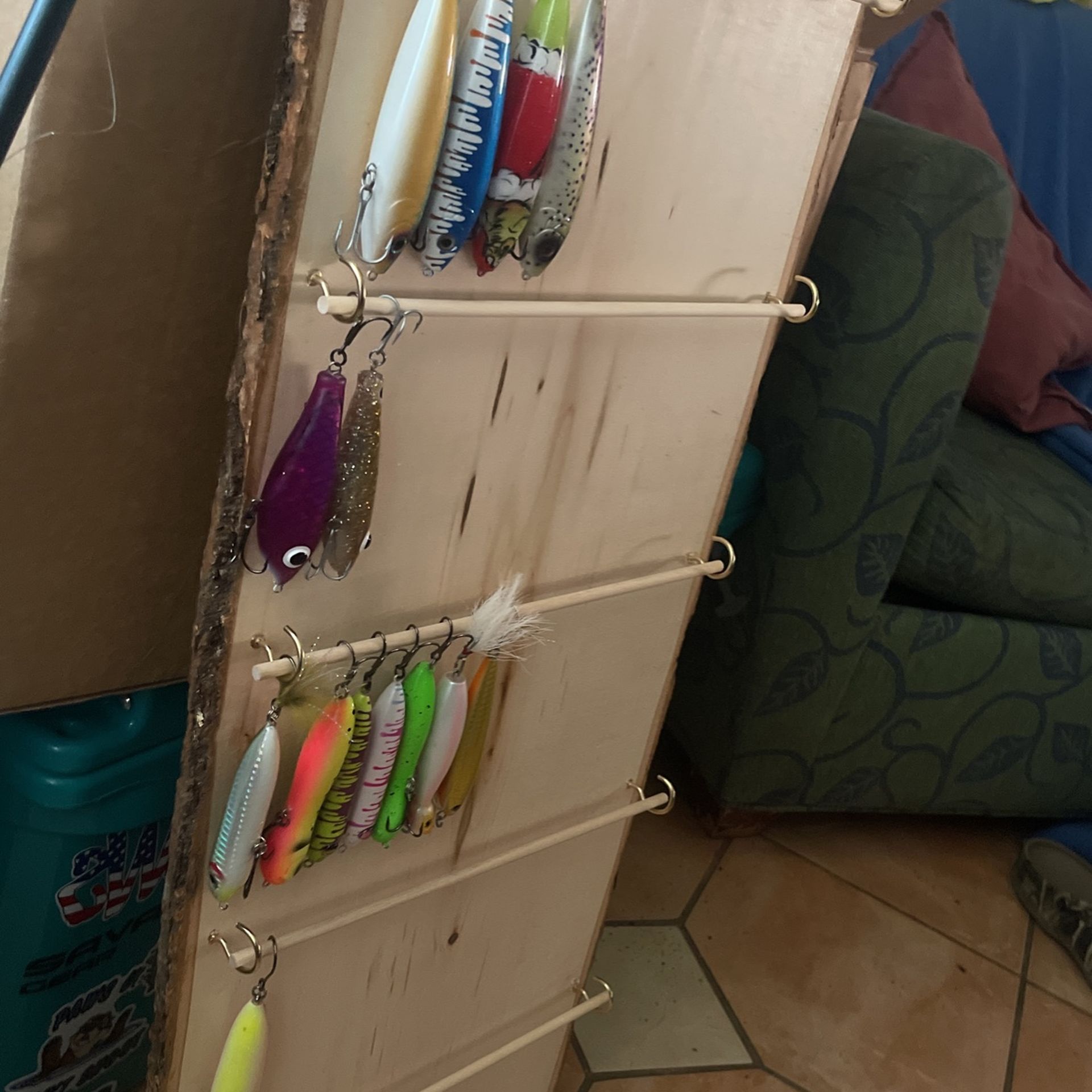 Fishing Lure Rack (Lures Not Included) for Sale in Houston, TX OfferUp