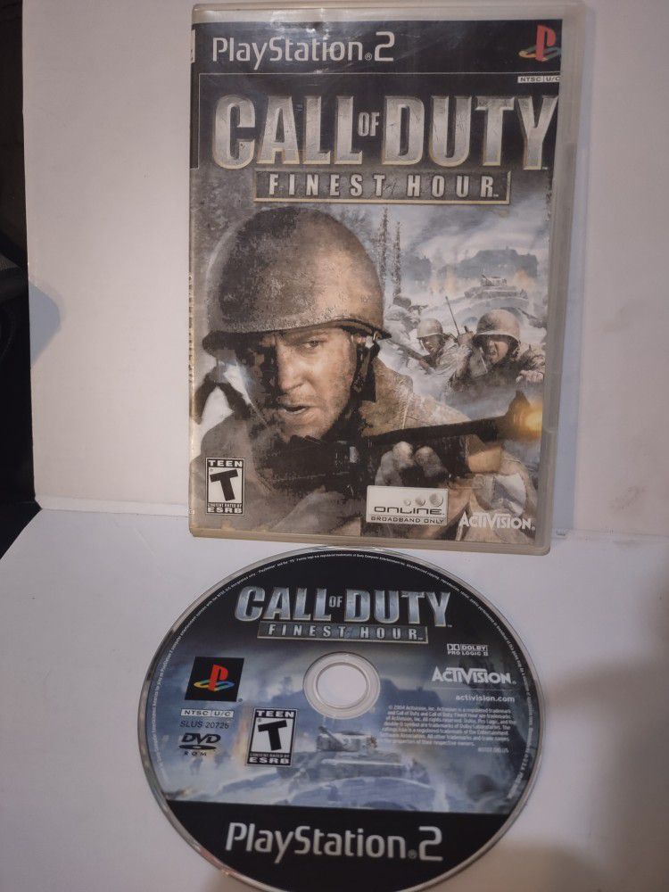 CALL OF DUTY: FINEST HOUR_PLAYSTATION 2 