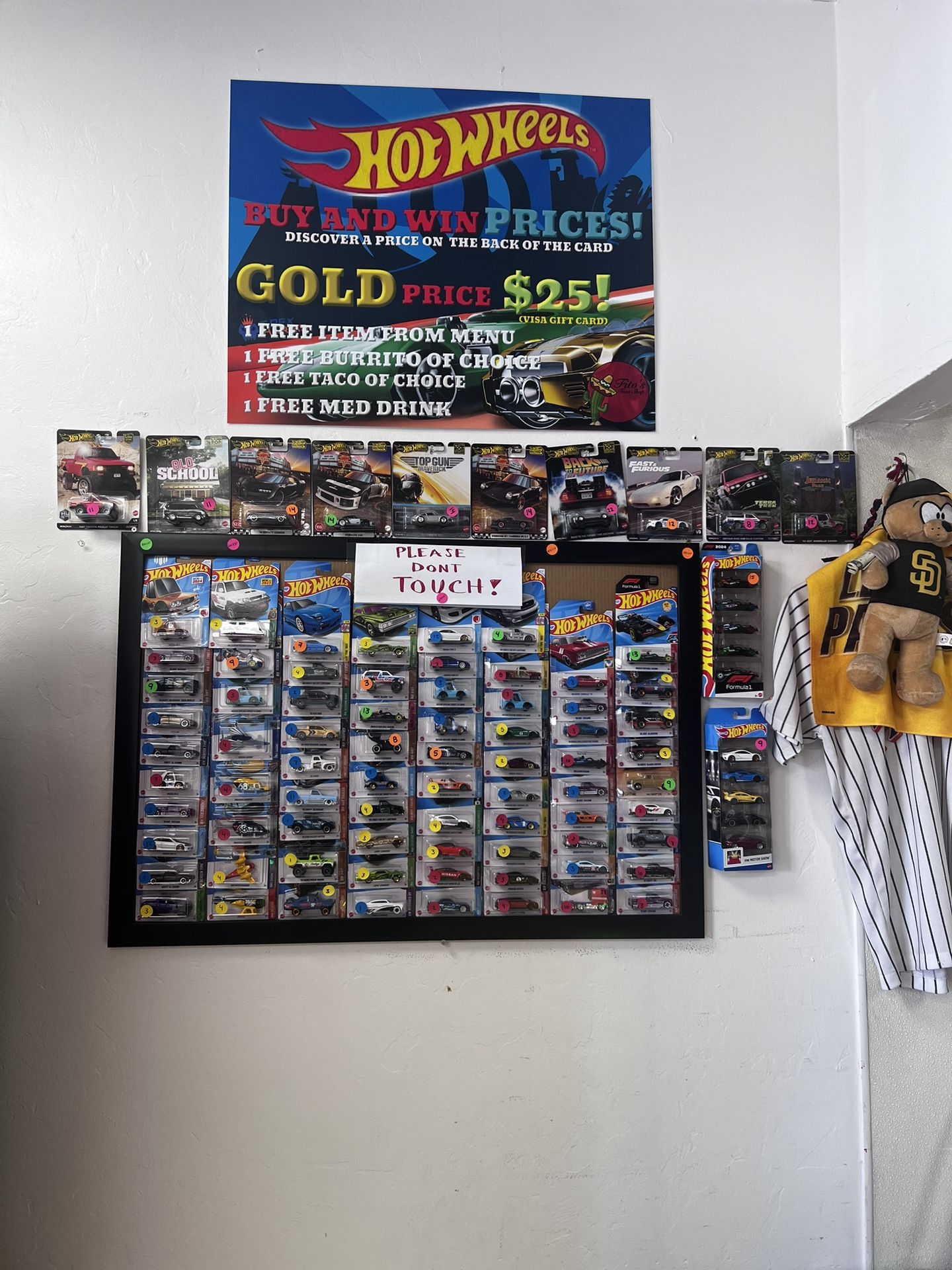 There Selling HotWheels Fito’s Taco Shop