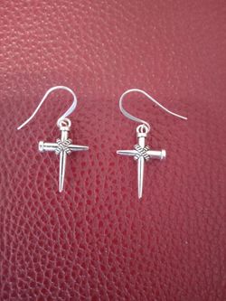 new cross earrings