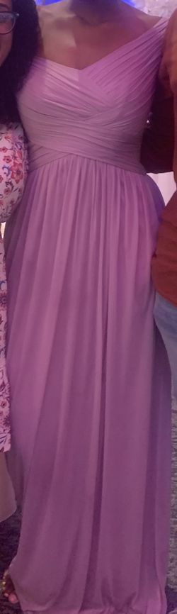 David’s Bridal Long Quartz Bridesmaid Dress Size 4 