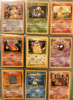 Vintage Collection of 90 Pokémon Cards NM to LP (Bundle #73)