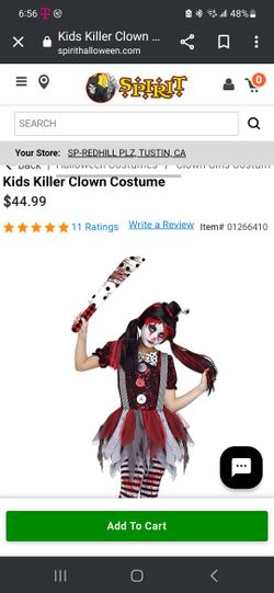 Killer Clown Coustume 
