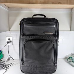 Avantgarde "Carry-On" Black Luggage Nylon Pre-owned.