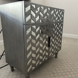 Grey Accent Cabinet
