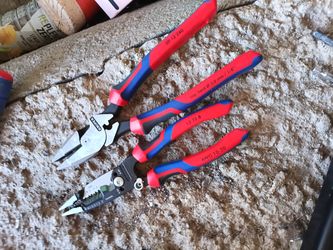 Knipex awg 10-20 wire snipos and 9 in lineman toom
