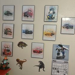 Disney Cars Framed Art Work