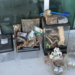 terrarium / aquarium set