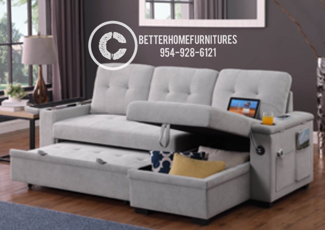 Modern Sleeper sectional sofas! Shop Now Pay Later - Finance available No Credit Needed ✅