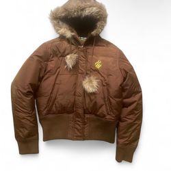 Roca wear puffer jacket w fur