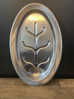 Vintage "Gentry" Brand Stainless Steel Antique Tray