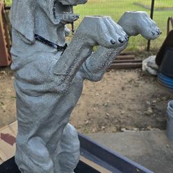 Dog Statue 32" outdoor resin 