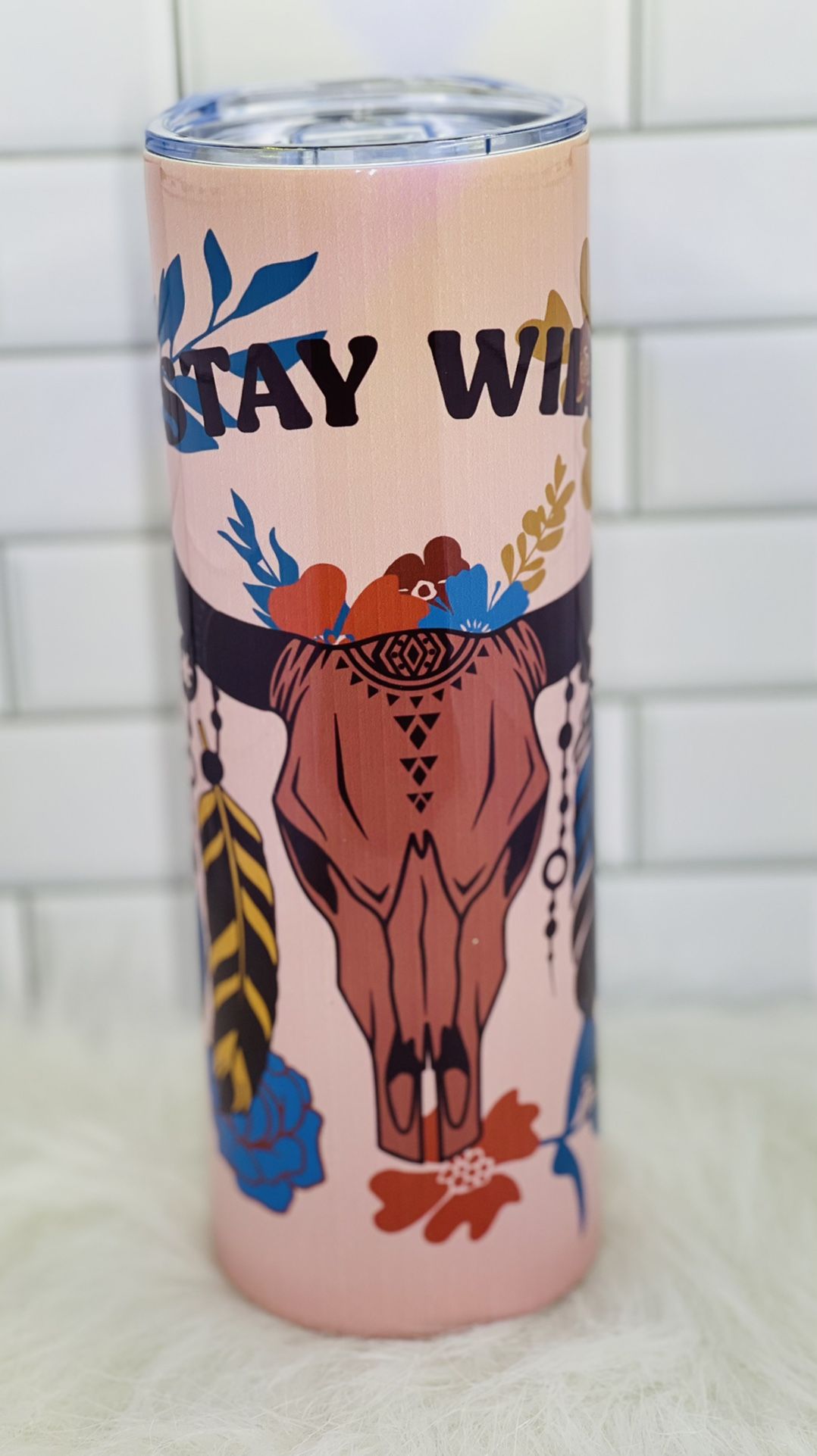 Boho, Bohemian “Stay Wild” Tumbler 