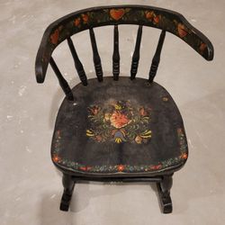 Vintage Small Rocking Chair Rocker Childrens