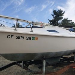 2000 Renken 18' Sailboat W/trailer