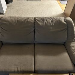 Couch With Recliners - 2 set
