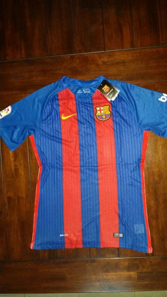 Messi 2017 Barcelona jersey