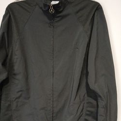 Nike Jordan Full Zip Up Jacket With Lining. Black. Men Size Large.