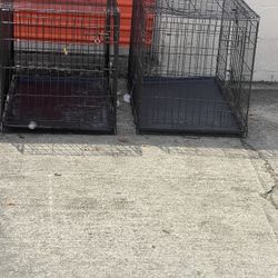 2 pet cages 