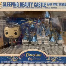 Walt Disney And Disneyland Castle Funko Pop