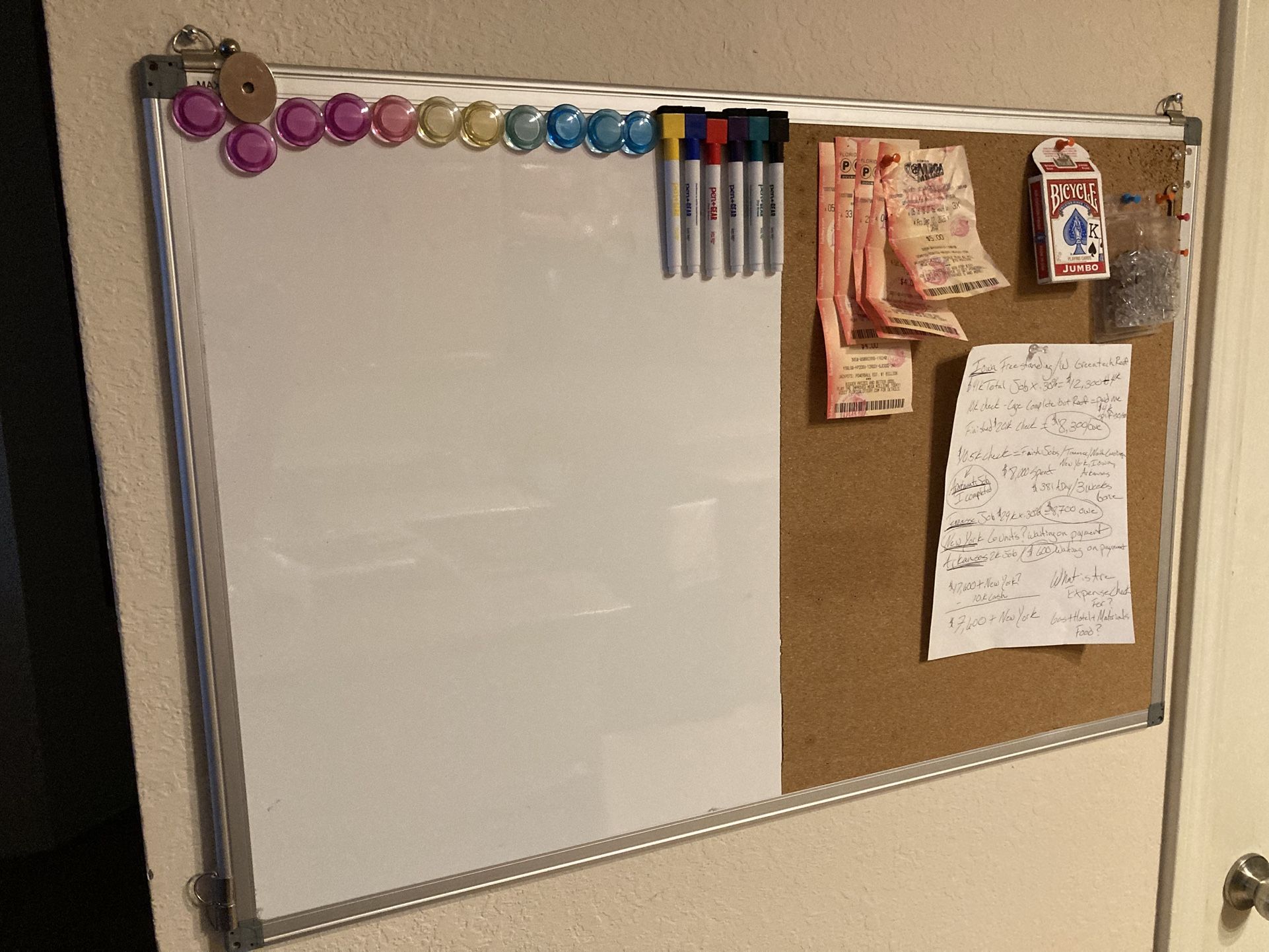 Dry Erase/Pin Board