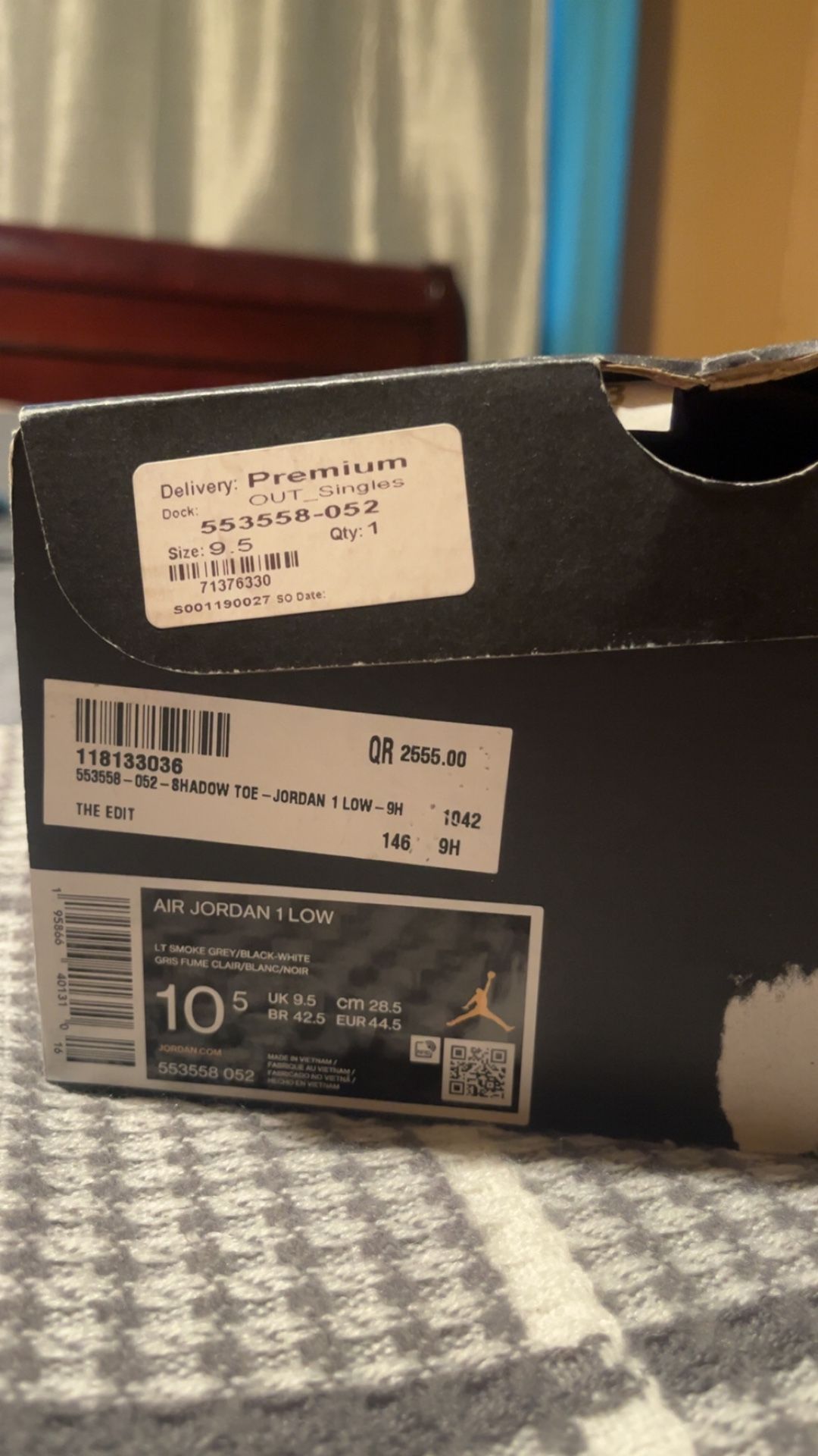 Air Jordan 1 Low Shadow Toe