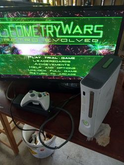 Microsoft Xbox 360 Console with Controller Read Description Please