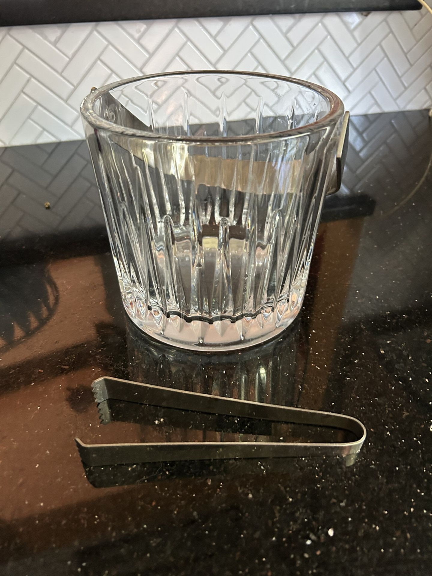 Glass Ice Bucket