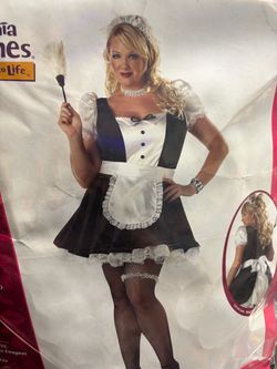 New, Women’s Plus size French Maid Costume size 3X