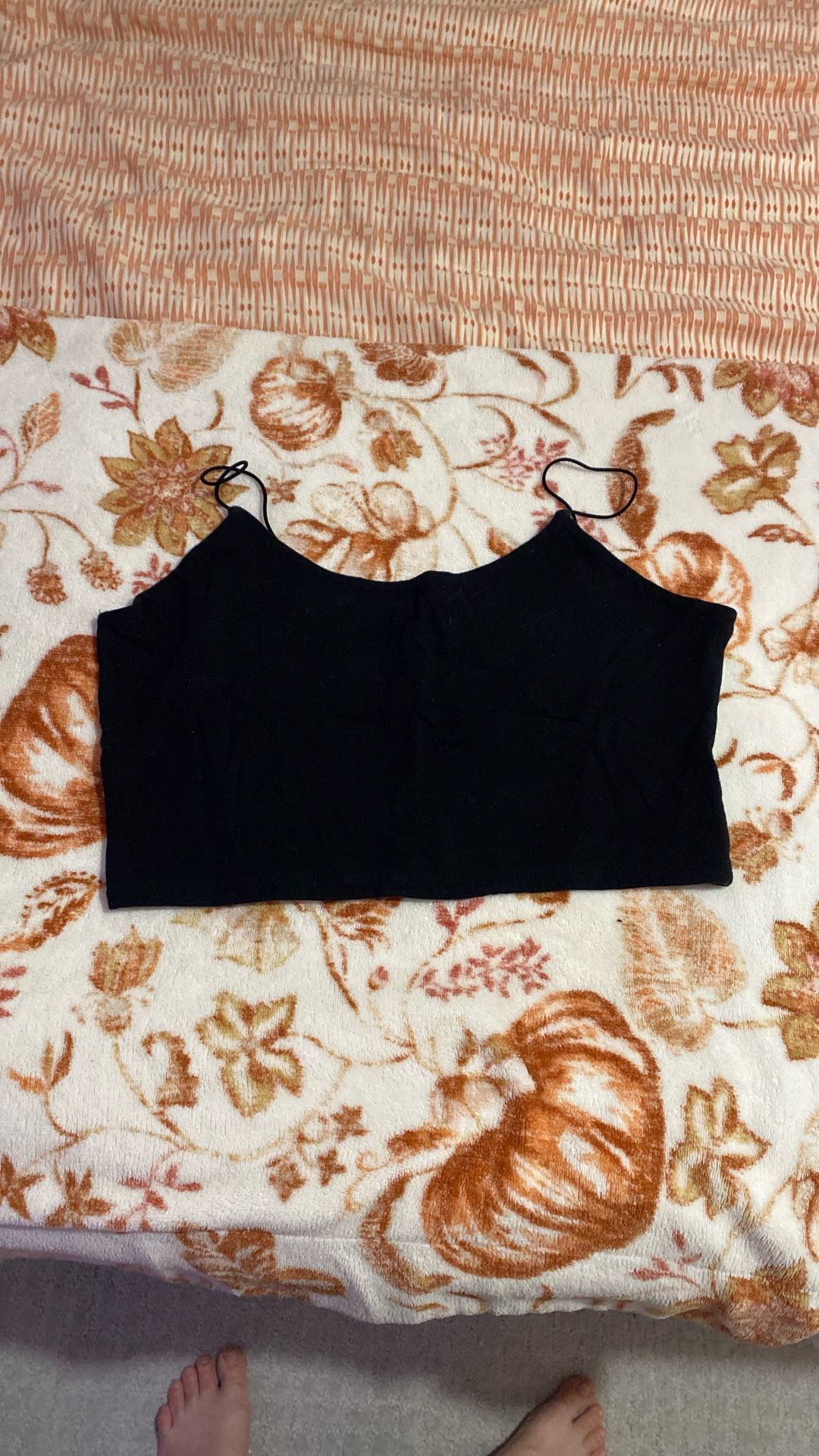Free Black And White Crop Top X-Large / 1x
