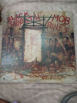 Black Sabbath Mob Rules Original FIRST Press LP 1981 BSK 3605 RONNIE JAMES DIO