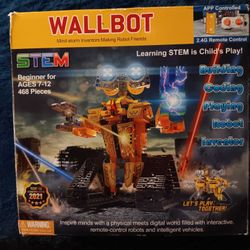 Wallbot Remote Controlled Robot Building Kit, an awesome educational toy  
