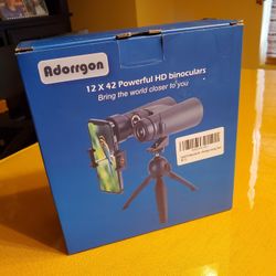 BINOCULARS 12X42 HD - NIB