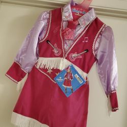 New Girl Cowgirl Costume    (Size  3-4)