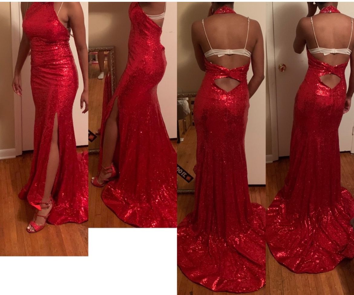 Red Dress Red Prom Dress Small/medium