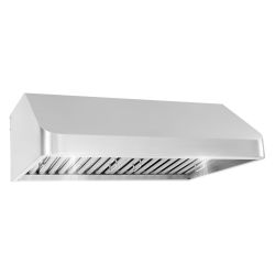 New Open Box 30" Under Cabinet Stainless Steel Range Hood with Push Button Controls