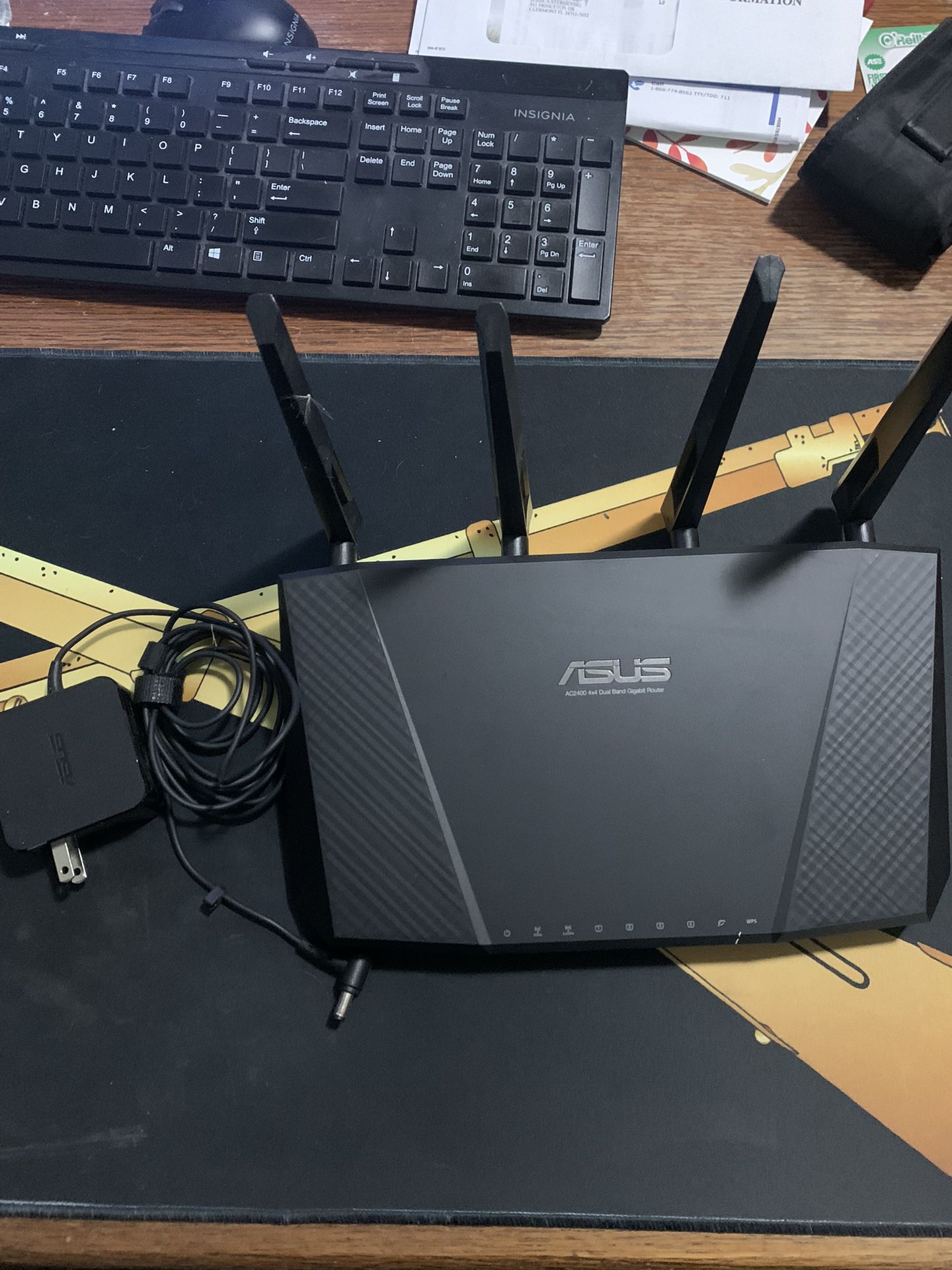 Asus 2400 4x4 Dual Band Gigabyte Router